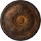 Ekena Millwork Granada Ceiling Medallion (Fits Canopies up to 4 1/4"), Hand-Painted Rust, 15 3/4"OD x 5/8"P CM16GARUS - alternate 1